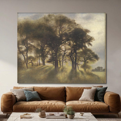 Vicino A Fortunen Jaegersborg Deer Park A Nord Di Copenaghen Vilhelm Hammershøi vhm45 quadro stampato su tela