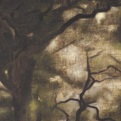 Vicino A Fortunen Jaegersborg Deer Park A Nord Di Copenaghen Vilhelm Hammershøi vhm45 quadro stampato su tela