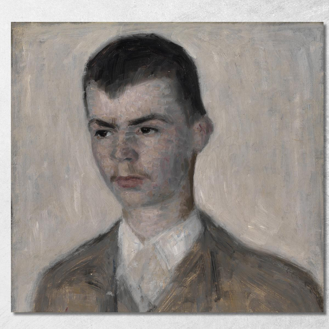 Ritratto Del Fratello Dell'Artista Svend Hammershøi Vilhelm Hammershøi vhm49 quadro stampato su tela