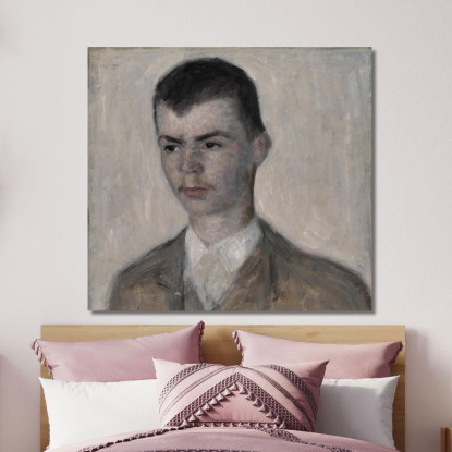 Ritratto Del Fratello Dell'Artista Svend Hammershøi Vilhelm Hammershøi vhm49 quadro stampato su tela