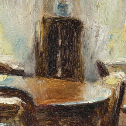 Sala Da Pranzo Vilhelm Hammershøi vhm54 quadro stampato su tela