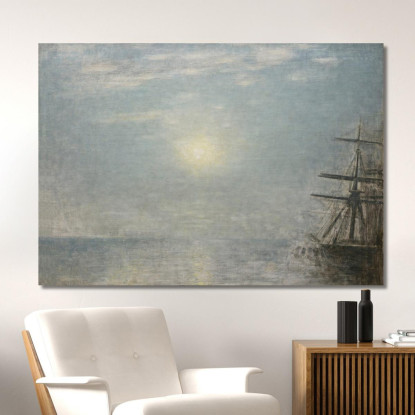 Sole Sul Mare Vilhelm Hammershøi vhm60 quadro stampato su tela