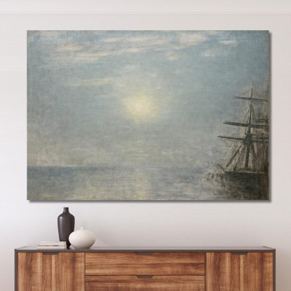 Sole Sul Mare Vilhelm Hammershøi vhm60 quadro stampato su tela