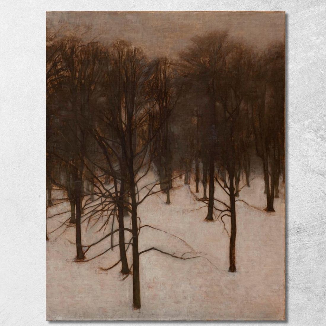 Parco Søndermarken In Inverno Vilhelm Hammershøi vhm61 quadro stampato su tela