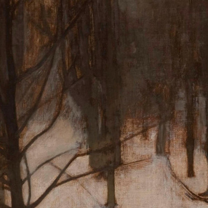 Parco Søndermarken In Inverno Vilhelm Hammershøi vhm61 quadro stampato su tela