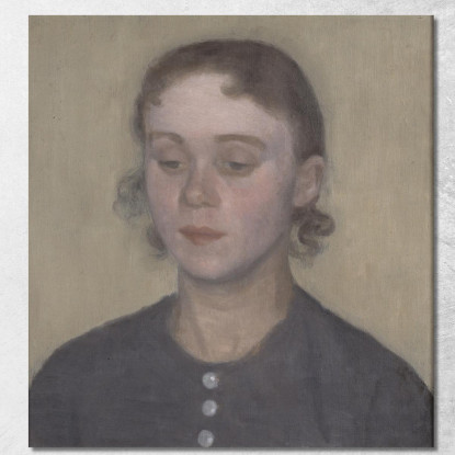 La Moglie Dell'Artista Ida Hammershøi Nata Ilsted Vilhelm Hammershøi vhm63 quadro stampato su tela