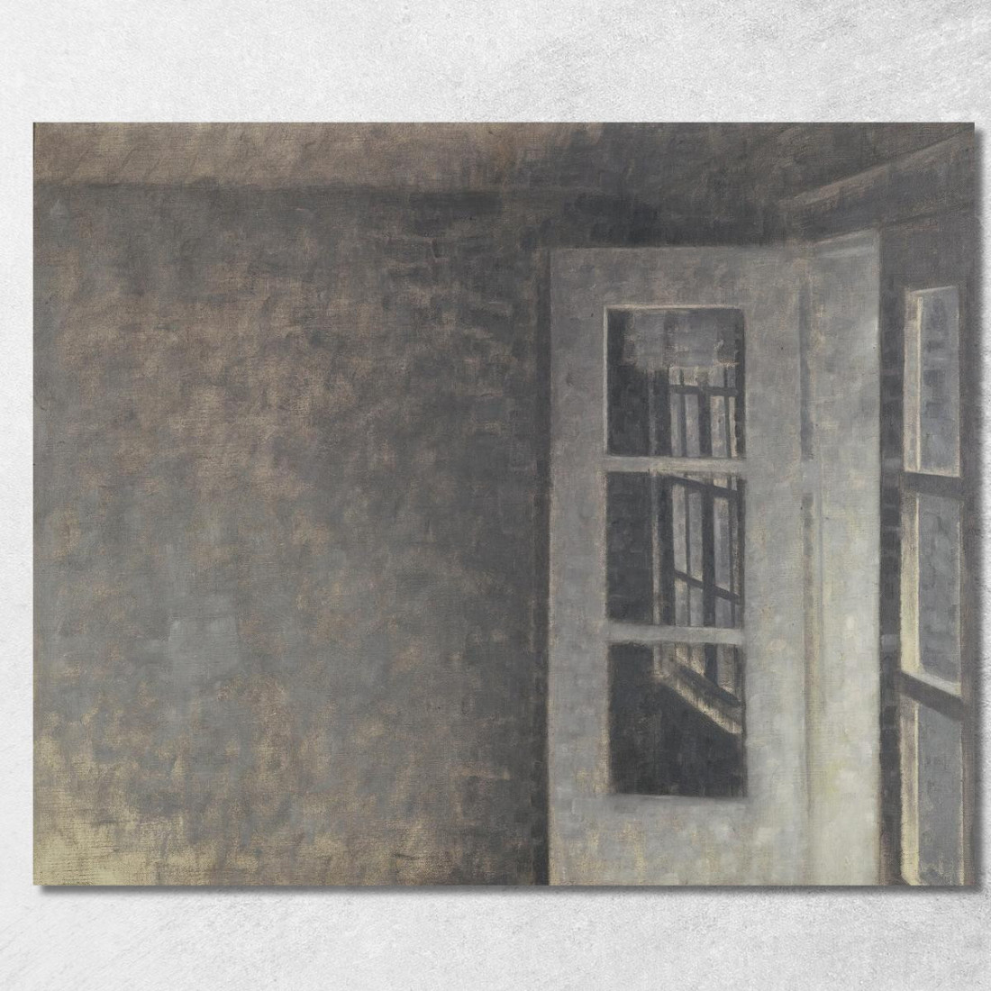 La Stanza Del Balcone A Spurveskjul Vilhelm Hammershøi vhm64 quadro stampato su tela