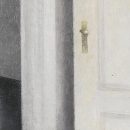 Porte Bianche Strandgade 30 Vilhelm Hammershøi vhm73 quadro stampato su tela