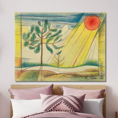 Primavera Karl Wiener kwn201 quadro stampato su tela