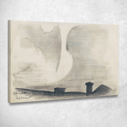 Föhnwolke Karl Wiener kwn205 quadro stampato su tela