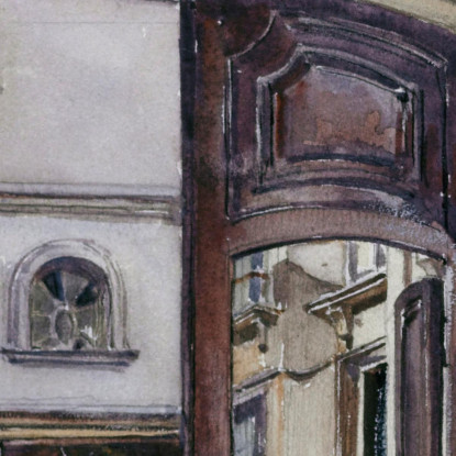 27 Rue Du Petit-Musc Parigi Frédéric Houbron fhb2 quadro stampato su tela