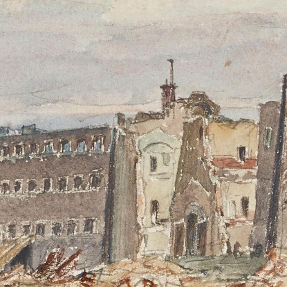 Demolizione Della Prigione Mazas 23-25 Boulevard Diderot (Precedentemente Boulevard Mazas) Frédéric Houbron fhb5 quadro stampat