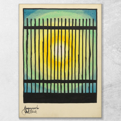 Presente Karl Wiener kwn208 quadro stampato su tela