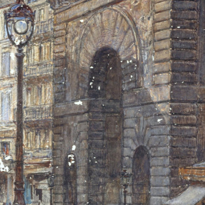 La Porte Saint-Martin Frédéric Houbron fhb13 quadro stampato su tela