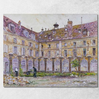 Il Chiostro Dell'Abbaye-Aux-Bois Rue De Sèvres Frédéric Houbron fhb22 quadro stampato su tela