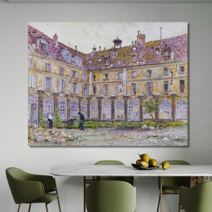 Il Chiostro Dell'Abbaye-Aux-Bois Rue De Sèvres Frédéric Houbron fhb22 quadro stampato su tela