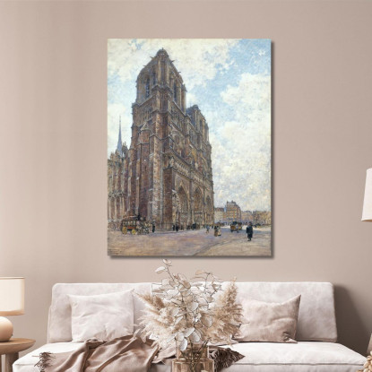 Notre-Dame De Paris Frédéric Houbron fhb31 quadro stampato su tela