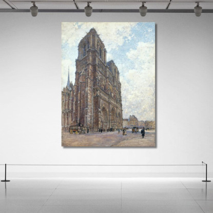 Notre-Dame De Paris Frédéric Houbron fhb31 quadro stampato su tela