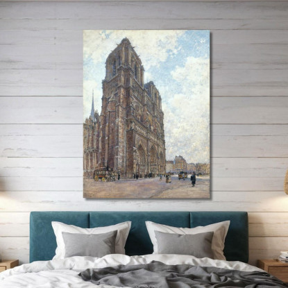 Notre-Dame De Paris Frédéric Houbron fhb31 quadro stampato su tela
