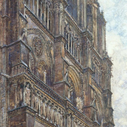 Notre-Dame De Paris Frédéric Houbron fhb31 quadro stampato su tela
