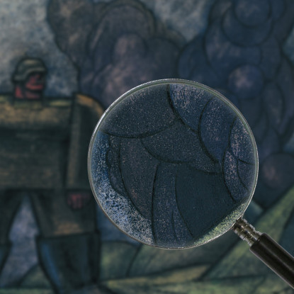 Paesaggio Contaminato Karl Wiener kwn211 quadro stampato su tela