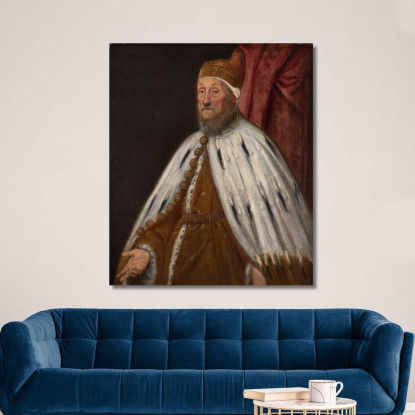 Doge Pietro Loredan Jacopo Tintoretto jtn7 quadro stampato su tela