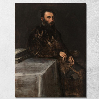 Ritratto Di Un Uomo Jacopo Tintoretto jtn27 quadro stampato su tela