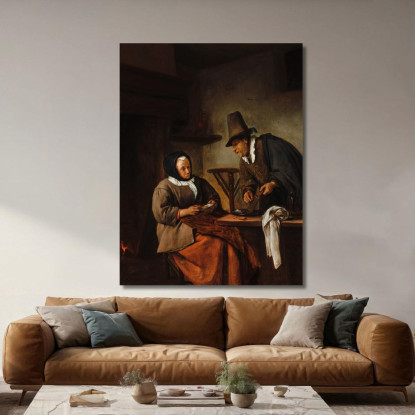 I Produttori Di Culla Jan Steen jsn54 quadro stampato su tela
