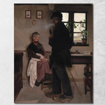 Piccoli Proprietari Terrieri. Zelanda Laurits Andersen Ring lar28 quadro stampato su tela