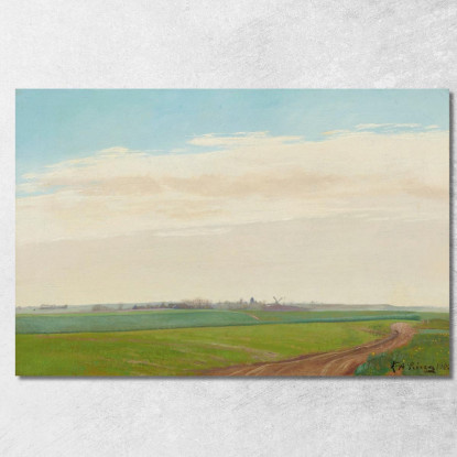 Paesaggio Estivo A Baldersbrønde Laurits Andersen Ring lar29 quadro stampato su tela