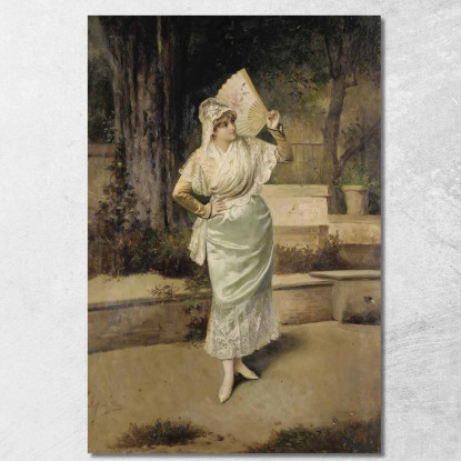 Una Buona Lettura Victor Gabriel Gilbert vgg2 quadro stampato su tela