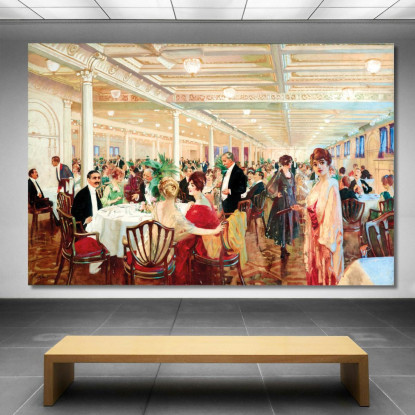 Una Serata Victor Gabriel Gilbert vgg4 quadro stampato su tela