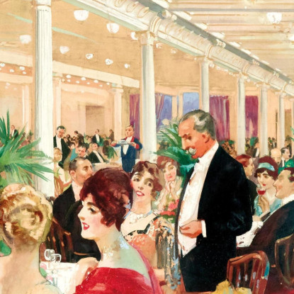 Una Serata Victor Gabriel Gilbert vgg4 quadro stampato su tela