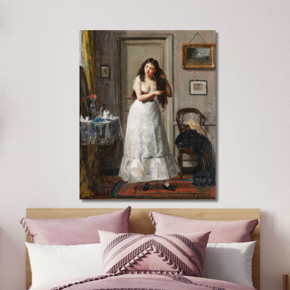 Alla Toeletta Victor Gabriel Gilbert vgg6 quadro stampato su tela