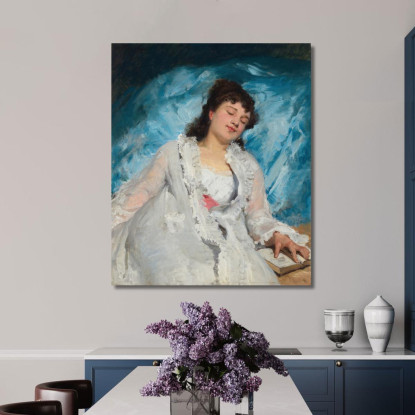 Dolce Riposo Victor Gabriel Gilbert vgg9 quadro stampato su tela