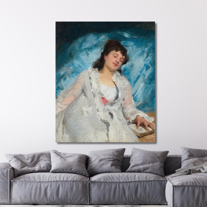 Dolce Riposo Victor Gabriel Gilbert vgg9 quadro stampato su tela