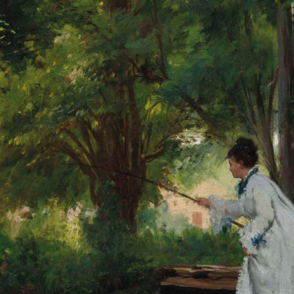 La Pesca Victor Gabriel Gilbert vgg18 quadro stampato su tela