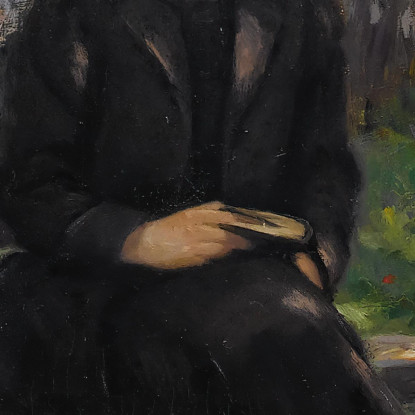 Il Grande Riposo Domenicale Mrs. Victor Gilbert Victor Gabriel Gilbert vgg20 quadro stampato su tela