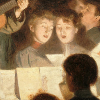 Il Venditore Di Canzoni Victor Gabriel Gilbert vgg21 quadro stampato su tela