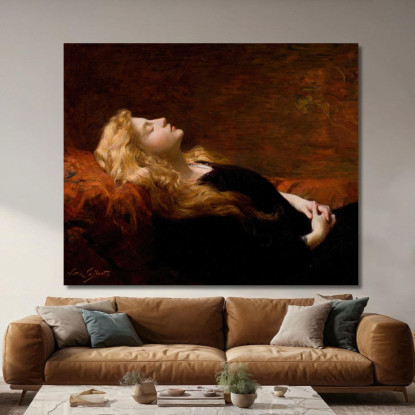 Il Riposo Victor Gabriel Gilbert vgg25 quadro stampato su tela