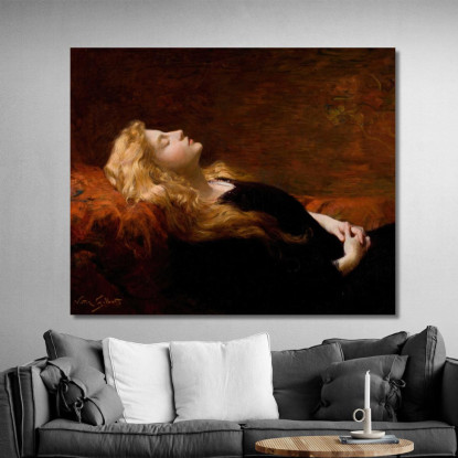 Il Riposo Victor Gabriel Gilbert vgg25 quadro stampato su tela