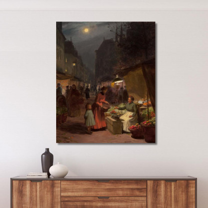 La Fruttivendola Victor Gabriel Gilbert vgg37 quadro stampato su tela