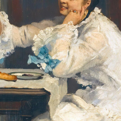 Un Pasto Per Due Victor Gabriel Gilbert vgg40 quadro stampato su tela