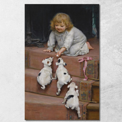 A Dead Heat Arthur John Elsley aje1 quadro stampato su tela