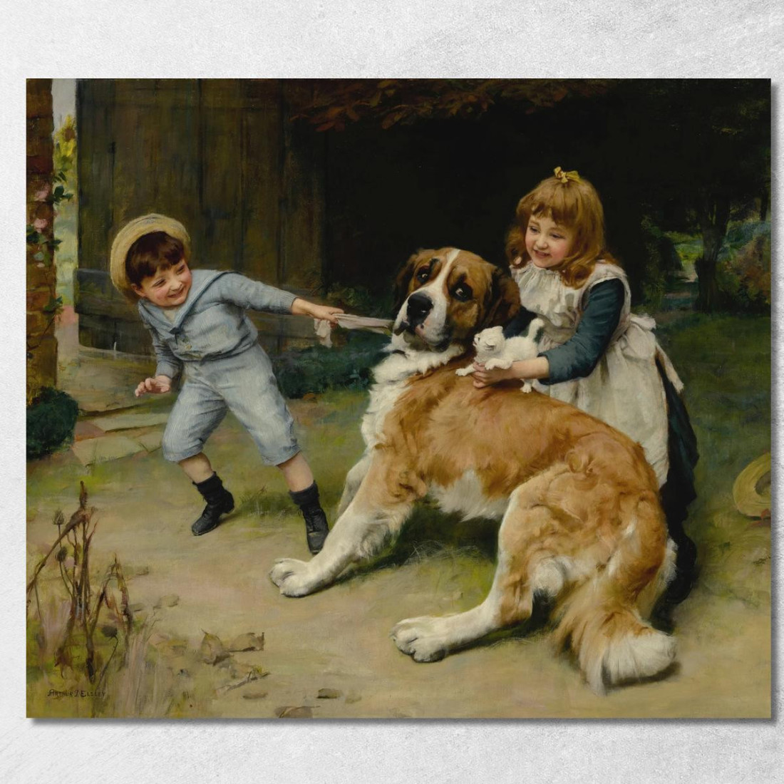 Amico O Nemico Arthur John Elsley aje6 quadro stampato su tela