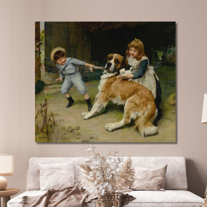 Amico O Nemico Arthur John Elsley aje6 quadro stampato su tela