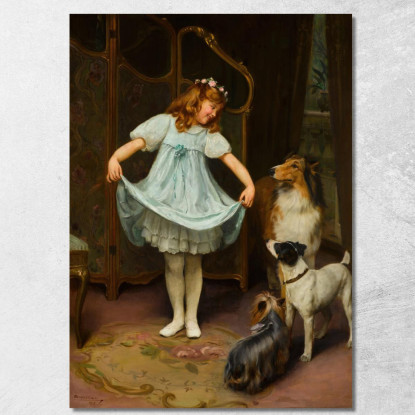 Il Vestito Nuovo Arthur John Elsley aje15 quadro stampato su tela