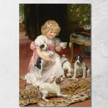 Troppo Caldo Arthur John Elsley aje16 quadro stampato su tela