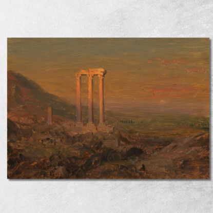 Rovine Classiche In Siria Frederic Edwin Church fec3 quadro stampato su tela