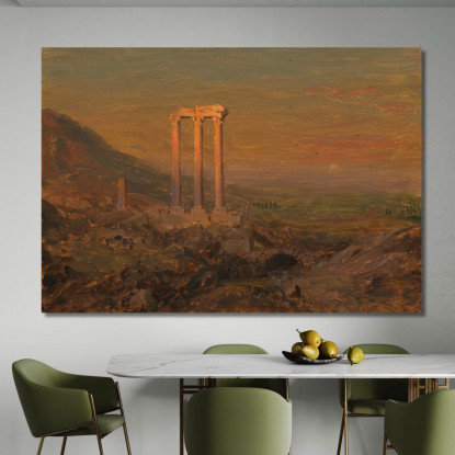 Rovine Classiche In Siria Frederic Edwin Church fec3 quadro stampato su tela